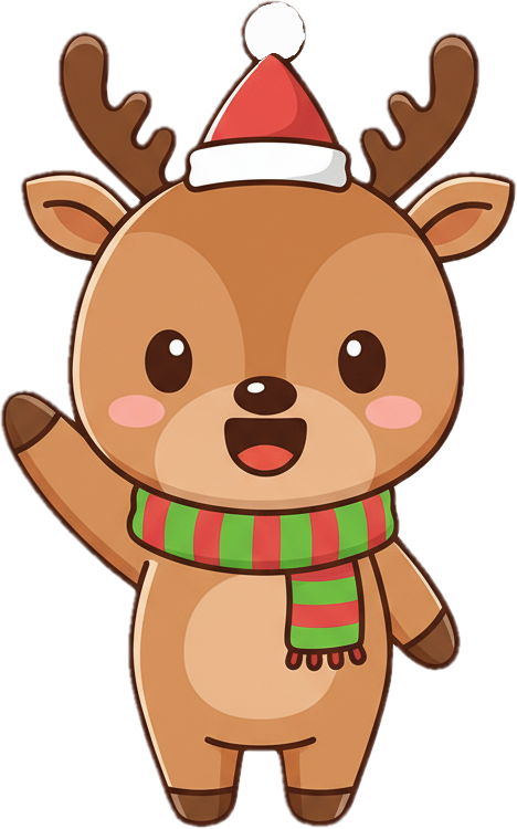 Waving Reindeer